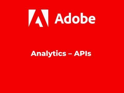 Analytics – APIs